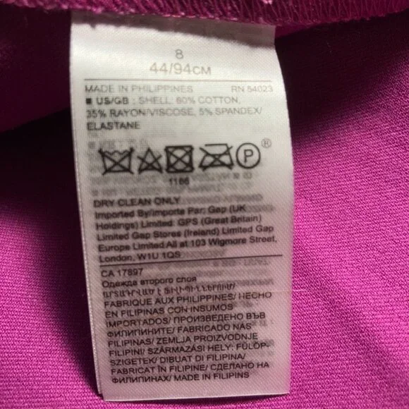 Banana Republic Orchid Skirt Size 8 NWT - Picture 4 of 6